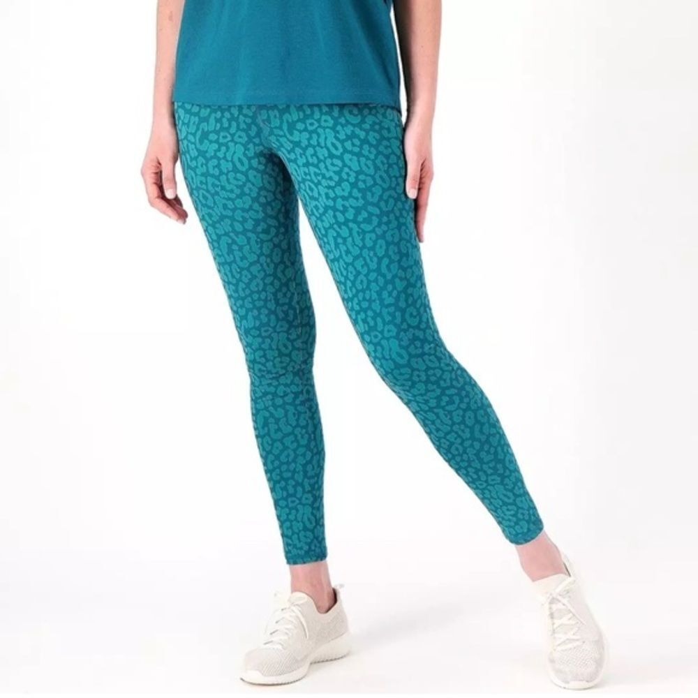 Sport Savvy Printed Ankle Length Legging sz M NEW # E343
